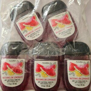 Bath & Body Works Watermelon Lemonade Hand Sanitizer Pocketbac Lot Of 5 - NEW!